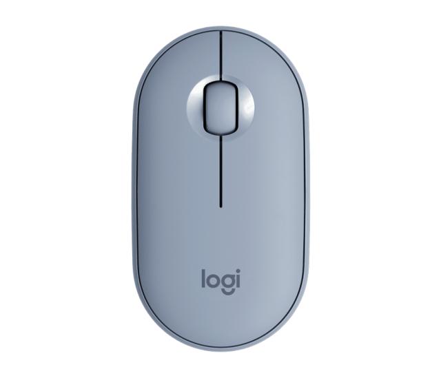 Мишка Logitech Pebble M350, оптична (1000 dpi), Wireless, синя
