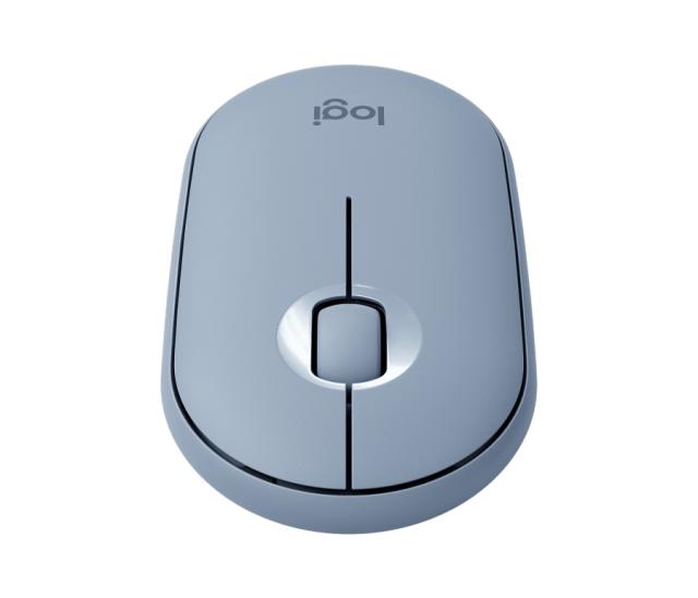 Мишка Logitech Pebble M350, оптична (1000 dpi), Wireless, синя
