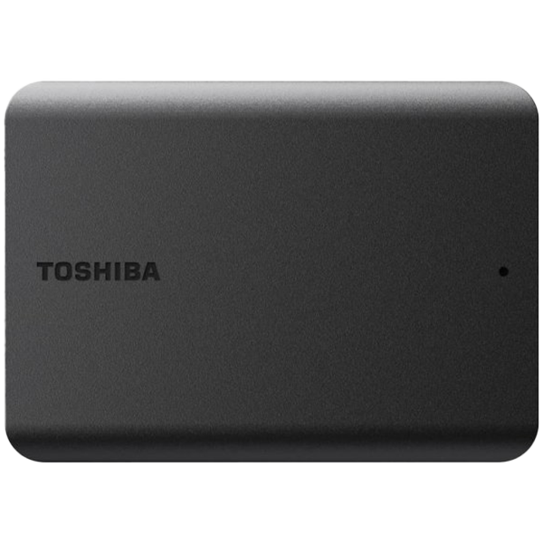 Твърд диск Toshiba Canvio Basics 1TB, външен, 2.5" (6.35 cm), USB 3.2, черен