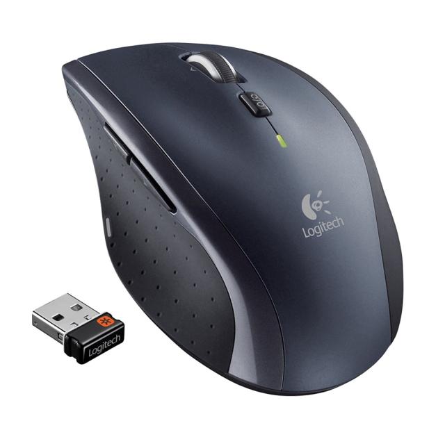 Мишка Logitech M705 Marathon, оптична (1000 dpi), Wireless, черна