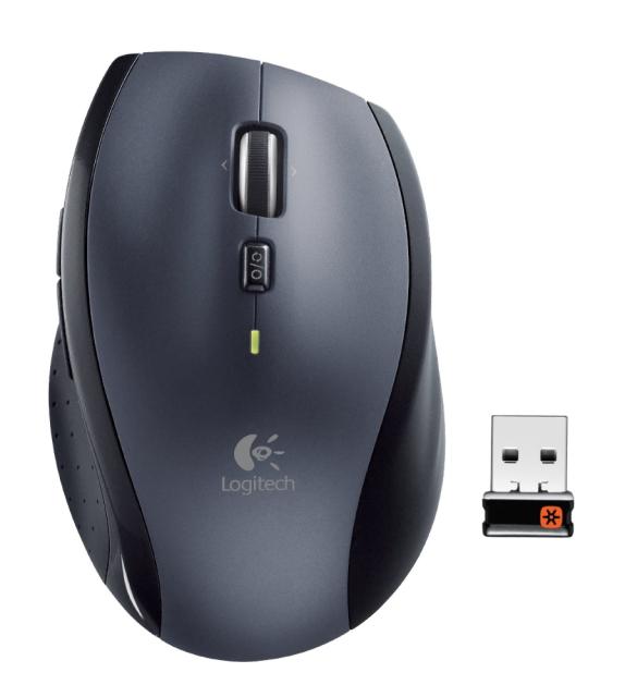 Мишка Logitech M705 Marathon, оптична (1000 dpi), Wireless, черна