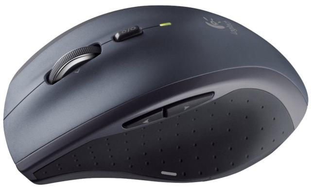 Мишка Logitech M705 Marathon, оптична (1000 dpi), Wireless, черна