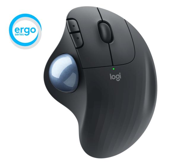 Мишка Logitech MX Ergo M575, оптична (2000 dpi), Trackball, Bluetooth/Wireless, черна