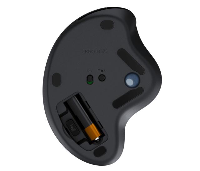 Мишка Logitech MX Ergo M575, оптична (2000 dpi), Trackball, Bluetooth/Wireless, черна