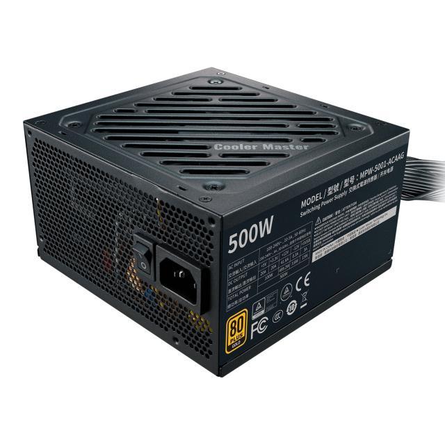 Захранване Cooler Master 500W,  Active PFC, 80 PLUS Gold