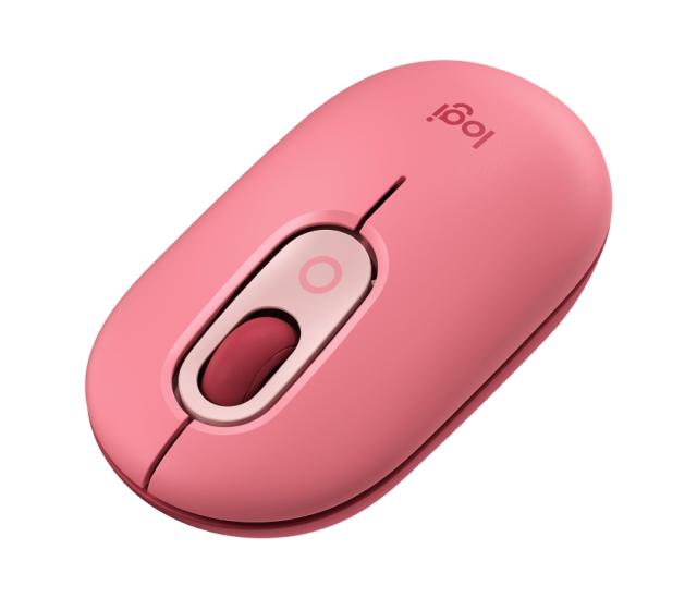 Мишка Logitech POP Mouse, оптична (4000 dpi), Bluetooth/Wireless, розова