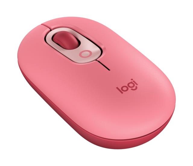 Мишка Logitech POP Mouse, оптична (4000 dpi), Bluetooth/Wireless, розова