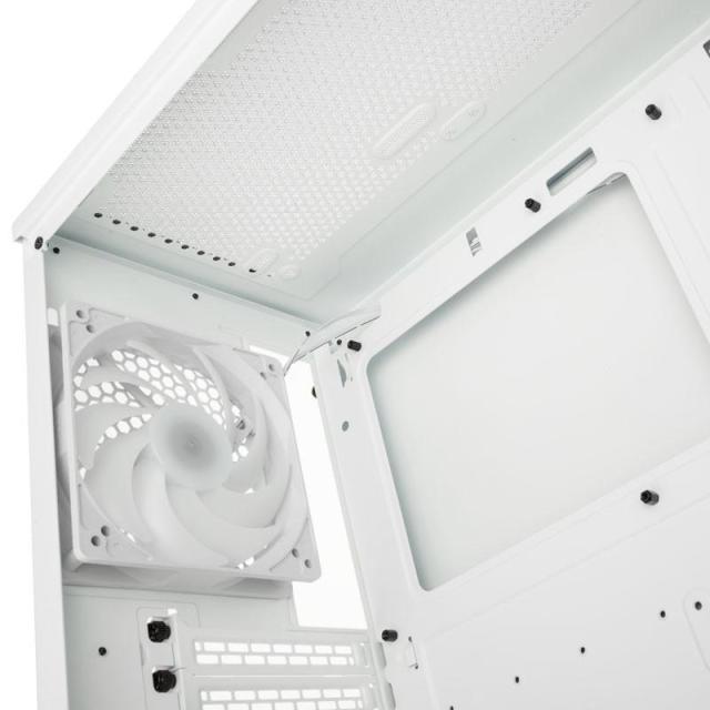 Кутия Kolink Unity Solar ARGB Mesh Mid-Tower, 2x USB 3.0, 1x 3.5 mm HD Audio, ATX, Micro-ATX, Mini-ITX, White