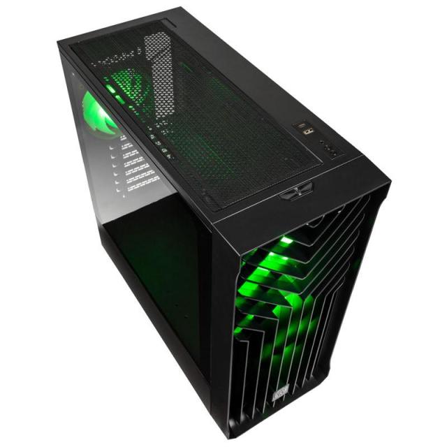 Кутия Kolink Unity Cascade ARGB Mid-Tower, 2x USB 3.0, 1x 3.5 mm HD Audio,  E-ATX, ATX, Micro-ATX, Mini-ITX, Black