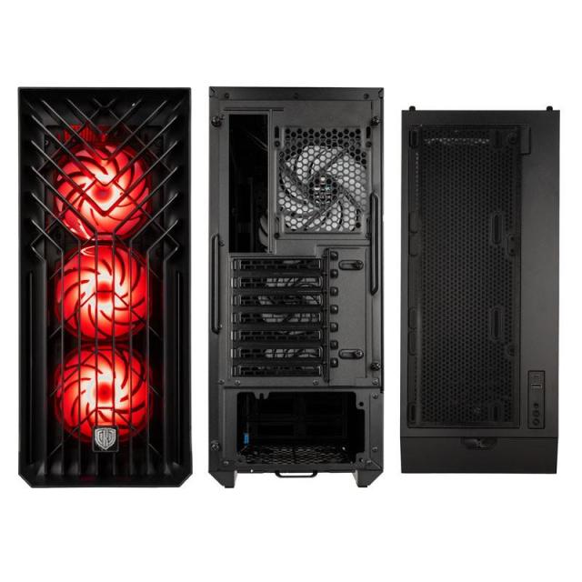 Кутия Kolink Unity Cascade ARGB Mid-Tower, 2x USB 3.0, 1x 3.5 mm HD Audio,  E-ATX, ATX, Micro-ATX, Mini-ITX, Black