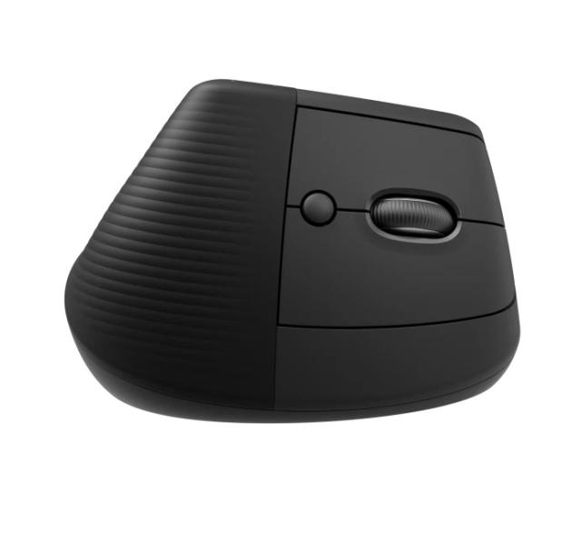 Мишка Logitech Lift Vertical Ergonomic Mouse, оптична (4000 dpi), Bluetooth/Wireless, черно/сово