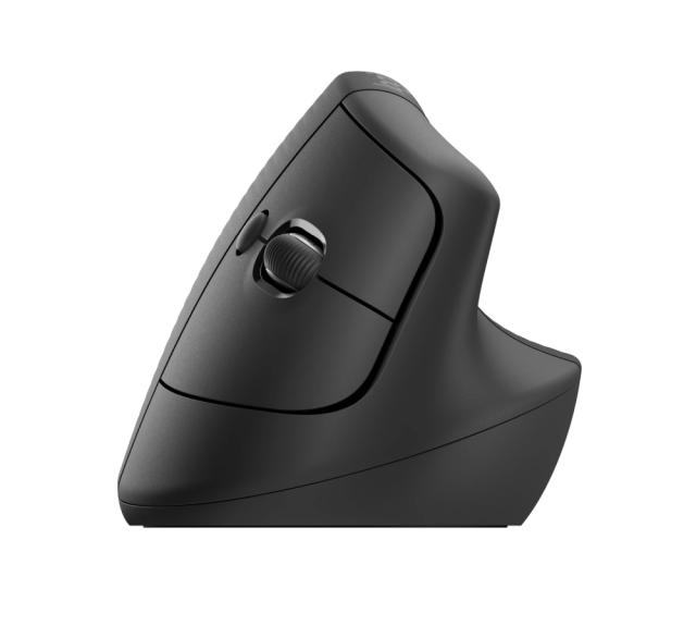 Мишка Logitech Lift Vertical Ergonomic Mouse, оптична (4000 dpi), Bluetooth/Wireless, черно/сово