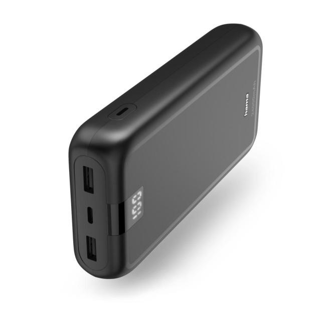 Външна батерия HAMA Power pack "Performance 24", 24 000 mAh, 3 изхода: USB-C, 2x USB-A