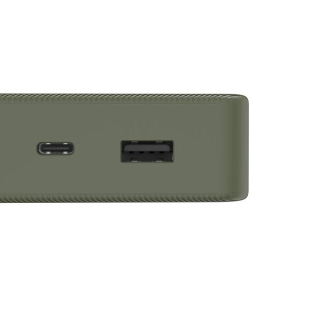 Външна батерия HAMA "Colour 20", 20 000 mAh, 2 изхода: USB-C, USB-A, зелена