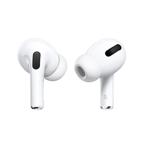 Слушалки Apple AirPods Pro (1st gen), безжични, Bluetooth, микрофон, сензорни бутони, бели