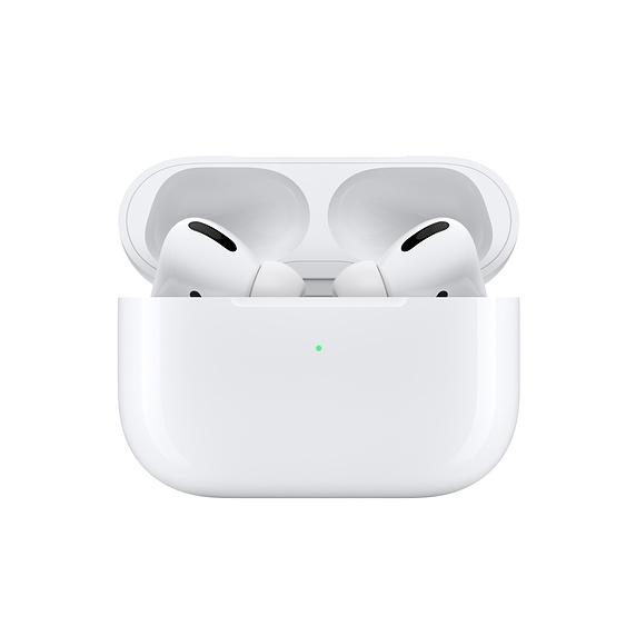 Слушалки Apple AirPods Pro (1st gen), безжични, Bluetooth, микрофон, сензорни бутони, бели
