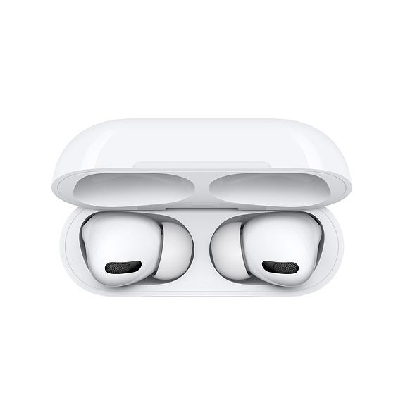 Слушалки Apple AirPods Pro (1st gen), безжични, Bluetooth, микрофон, сензорни бутони, бели