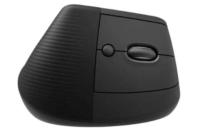 Мишка Logitech Lift Left Vertical Ergonomic Mouse, оптична (4000 dpi), Bluetooth/Wireless, черно/сиво