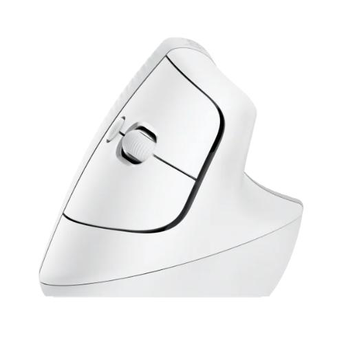 Мишка Logitech Lift Vertical Ergonomic Mouse, оптична (4000 dpi), Bluetooth/Wireless , бяла