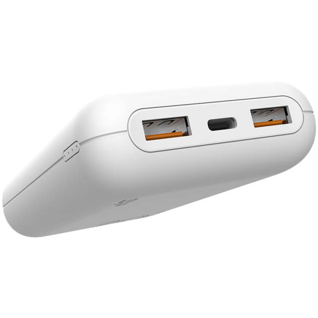 Външна батерия Silicon Power Power Bank, QS58, 20 000mAh, 2x USB Type-A, 1x USB Type-C, White