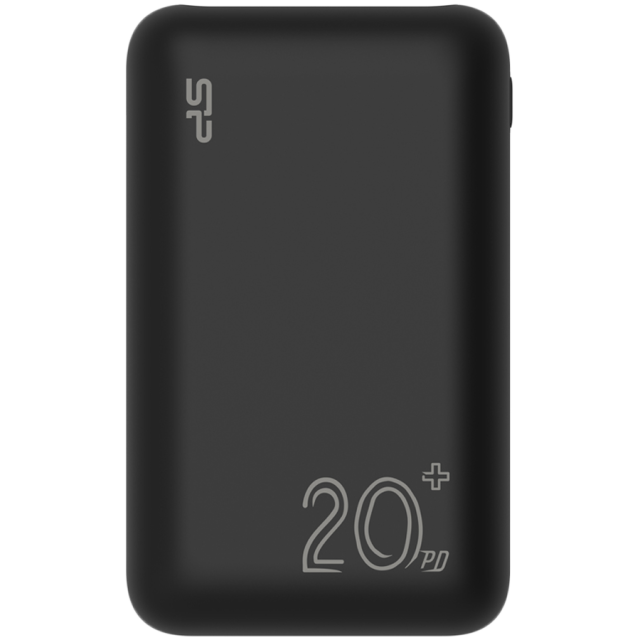 Външна батерия Silicon Power Power Bank, QS58, 20 000mAh, 2x USB Type-A, 1x USB Type-C, Black