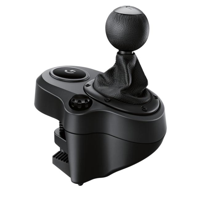 Скоростен лост Logitech G Shifter, Six Speeds, G923, G29 AND G920 Racing Wheels, Steel, Leather