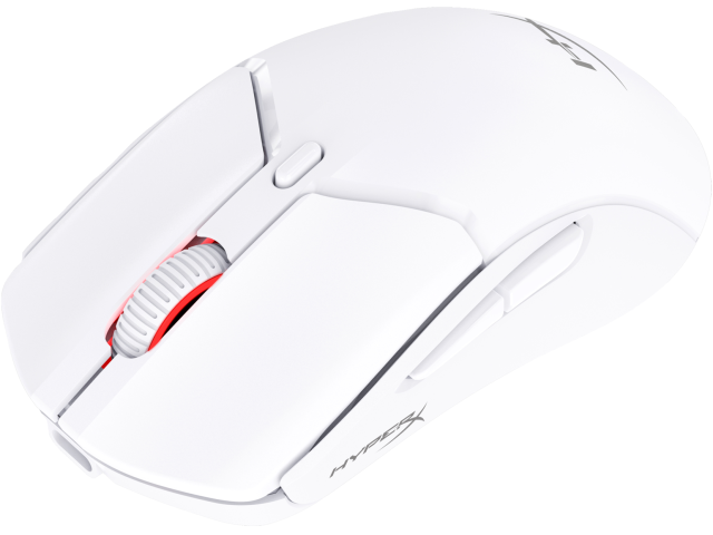 Геймърска мишка HyperX Pulsefire Haste 2 Mini, Wireless, 26 000 dpi, RGB, USB, Бял