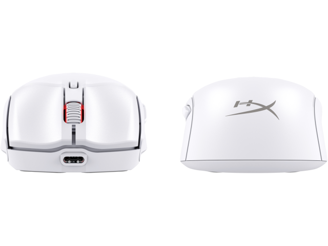 Геймърска мишка HyperX Pulsefire Haste 2 Mini, Wireless, 26 000 dpi, RGB, USB, Бял