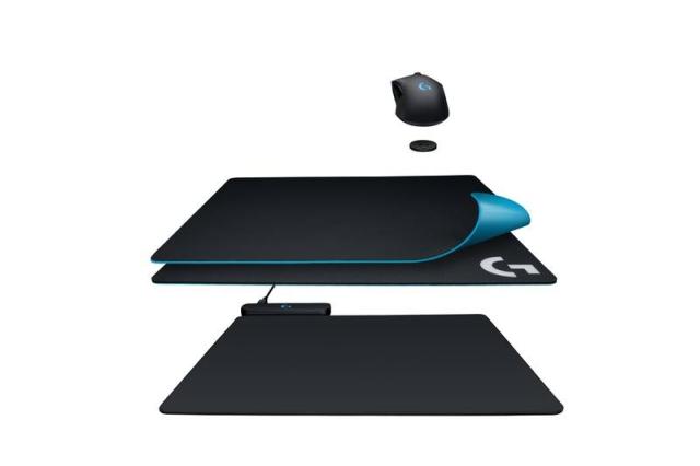 Зарядно устройство Logitech G Poweplay Wireless Charging System, Hard/Cloth Mouse Pad, G502/G703/G903/Pro X Superlight Compatible