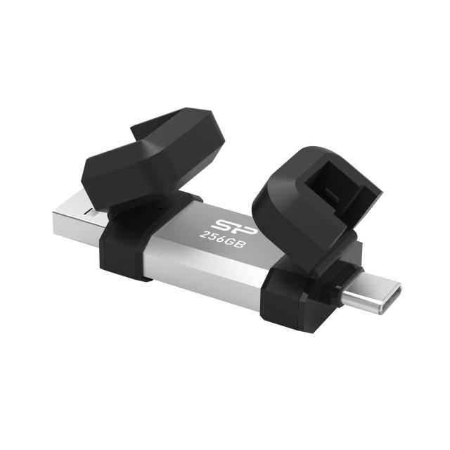 USB памет Silicon Power Mobile C51 USB 256GB Type-A и USB Type-C (USB 3.2 Gen 1)