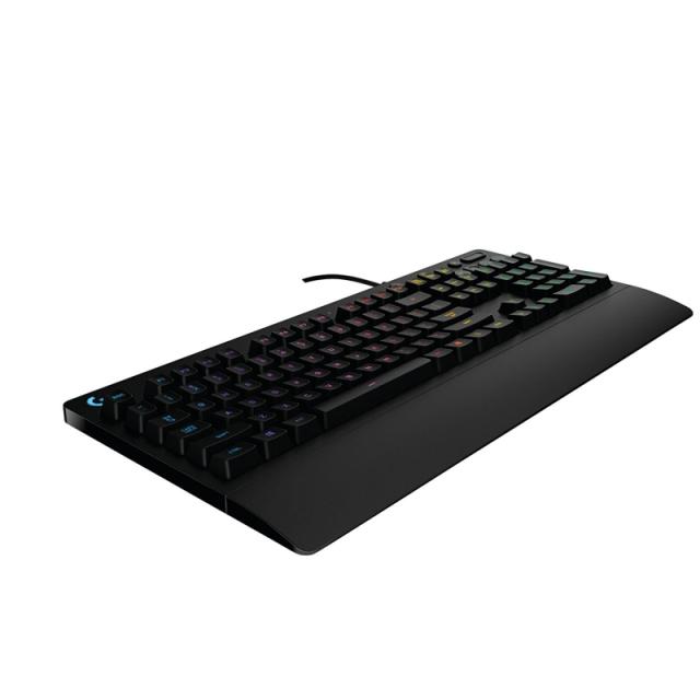 Клавиатура Logitech G213 Prodigy Gaming Keyboard, Lightsync, Spill Resistant, Palm Rest, Media Controls, Black