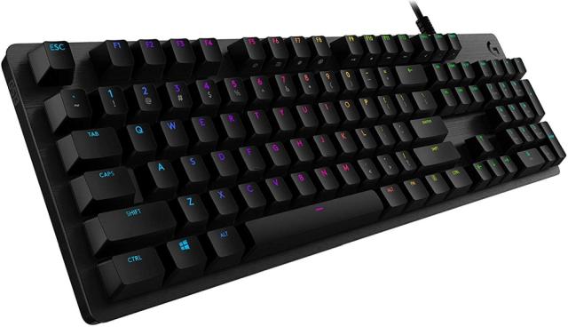 Клавиатура Logitech G512 Keyboard, GX Red Linear, Lightsync RGB, USB Passthrough Data/Power, Alumium Alloy, Game Mode, Black Carbon