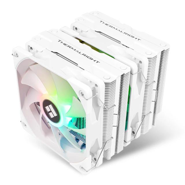 Охладител за процесор Thermalright CPU Cooler Peerless Assassin 120 White A-RGB - Dual-Tower - LGA1851/LGA1700/AM5