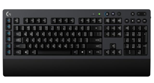 Клавиатура Logitech G613 Wireless Keyboard, Romer-G Tactile, Lightspeed Wireless, Bluetooth, 6 Macro G-Keys, Dark Grey
