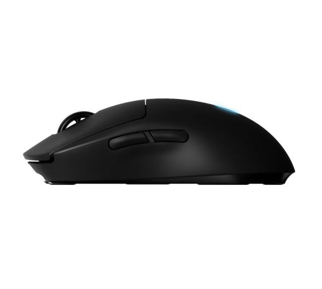 Мишка Logitech G Pro Wireless Mouse, Lightsync RGB Logo, Lightspeed Wireless 1ms, HERO 25K DPI Sensor, 400 IPS, Programmable Buttons, On-board Memory, Lightweight 80g, Black