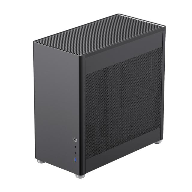 Кутия Gamemax MeshBOX Black, Middle Tower, 1 x USB 3.1 Type-C, 1 x USB 3.0, ATX/mATX/Mini-ITX