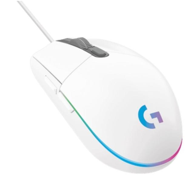 Мишка Logitech G102 Mouse, Lightsync RGB, 8000 DPI, 6 Programmable Buttons, White