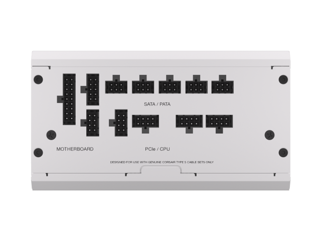 Захранване Corsair RM850x, 850W, Active PFC, 80 Plus Gold, Fully Modular, ATX 3.0, White