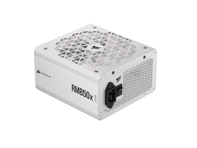 Захранване Corsair RM850x, 850W, Active PFC, 80 Plus Gold, Fully Modular, ATX 3.0, White