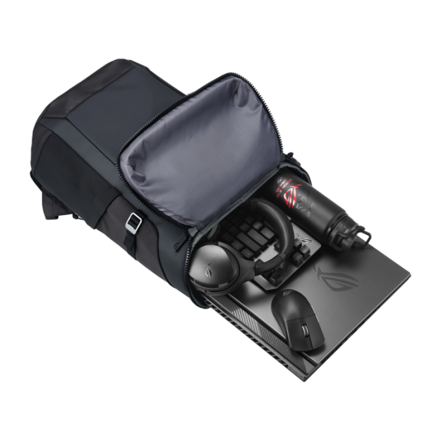 Раница за лаптоп Asus ROG BP2701, 17" (43.18 cm), водоустойчива, черна