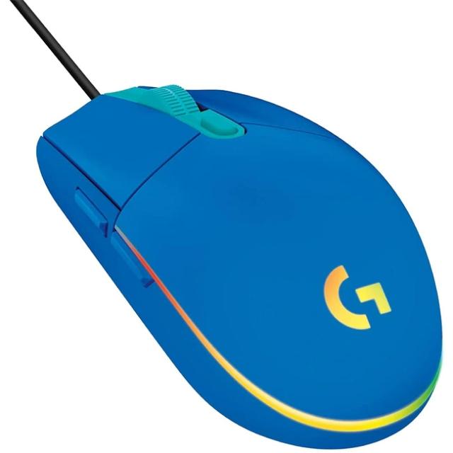 Мишка Logitech G203 LIGHTSYNC Gaming Mouse - Blue - USB - N/A - EMEA - G203 LIGHTSYNC Gaming PC Group