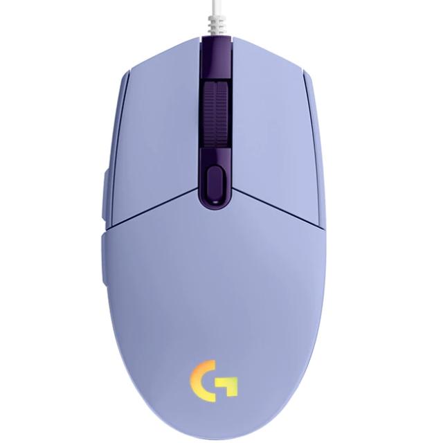 Мишка Logitech G203 LIGHTSYNC Gaming Mouse - LIlac - USB - N/A - EMEA - G203 LIGHTSYNC Gaming PC Group