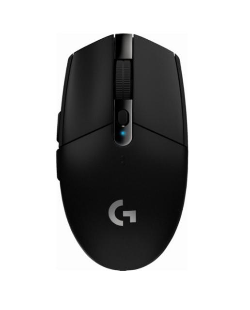 Мишка Logitech G305 Wireless Mouse, Lightsync RGB, Lightspeed Wireless, HERO 12K DPI Sensor, 400 IPS, 6 Programmable Buttons, Black