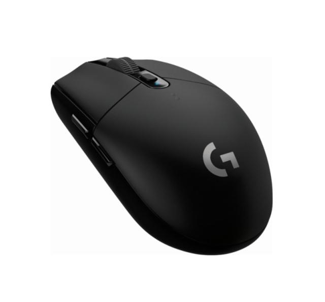 Мишка Logitech G305 Wireless Mouse, Lightsync RGB, Lightspeed Wireless, HERO 12K DPI Sensor, 400 IPS, 6 Programmable Buttons, Black