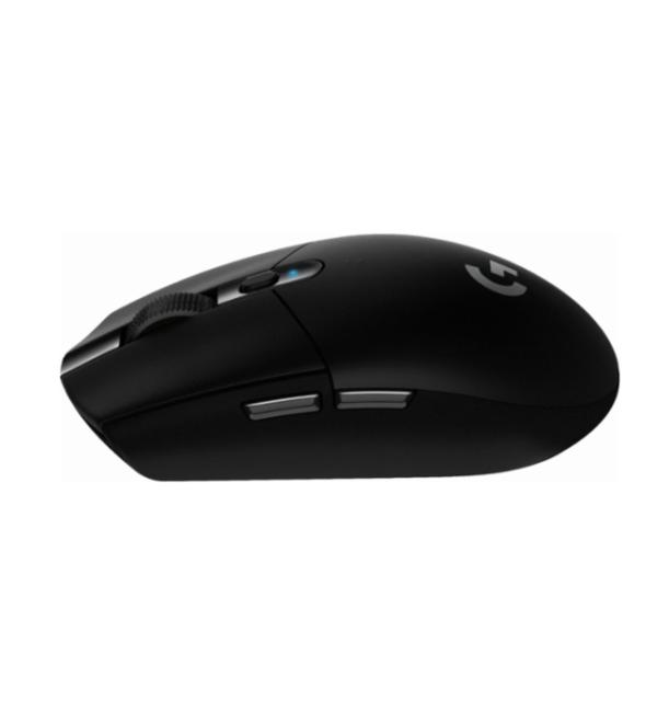 Мишка Logitech G305 Wireless Mouse, Lightsync RGB, Lightspeed Wireless, HERO 12K DPI Sensor, 400 IPS, 6 Programmable Buttons, Black