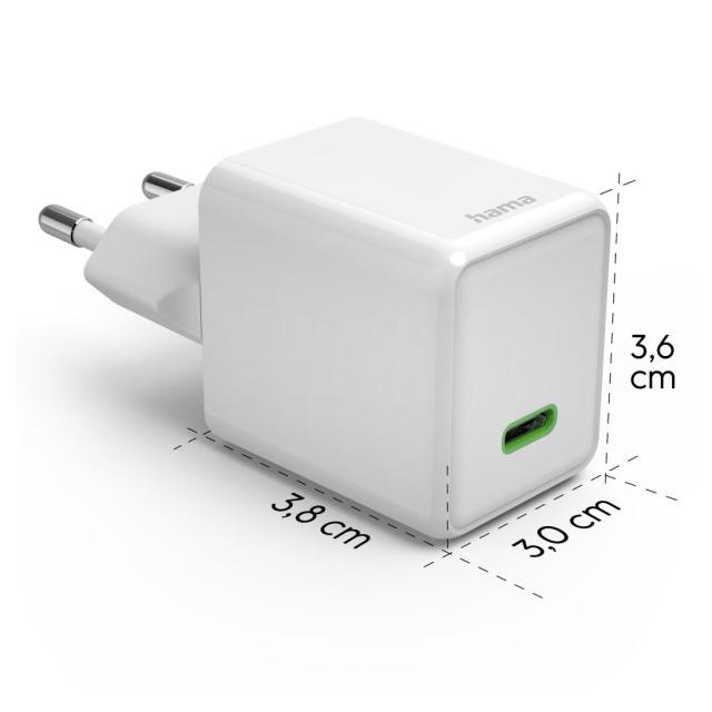 HAMA Бързо супер мини зарядно, USB Type-C, 45W