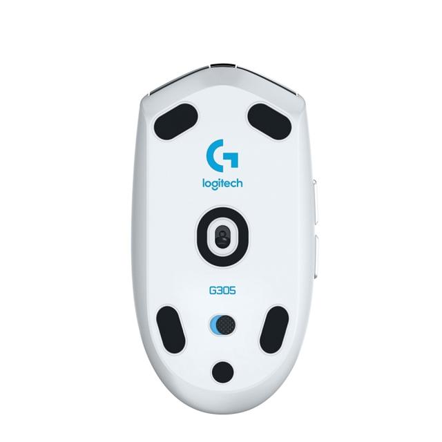 Мишка Logitech G305 Wireless Mouse, Lightsync RGB, Lightspeed Wireless, HERO 12K DPI Sensor, 400 IPS, 6 Programmable Buttons, White