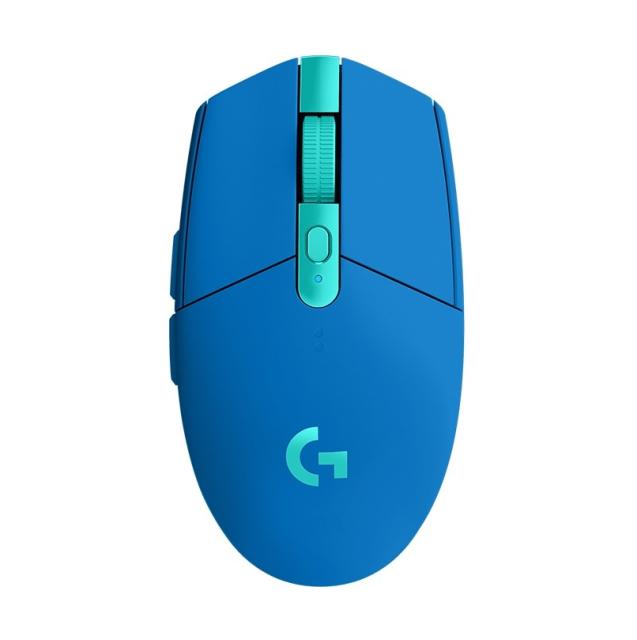 Мишка Logitech G305 Wireless Mouse, Lightsync RGB, Lightspeed Wireless, HERO 12K DPI Sensor, 400 IPS, 6 Programmable Buttons, Blue