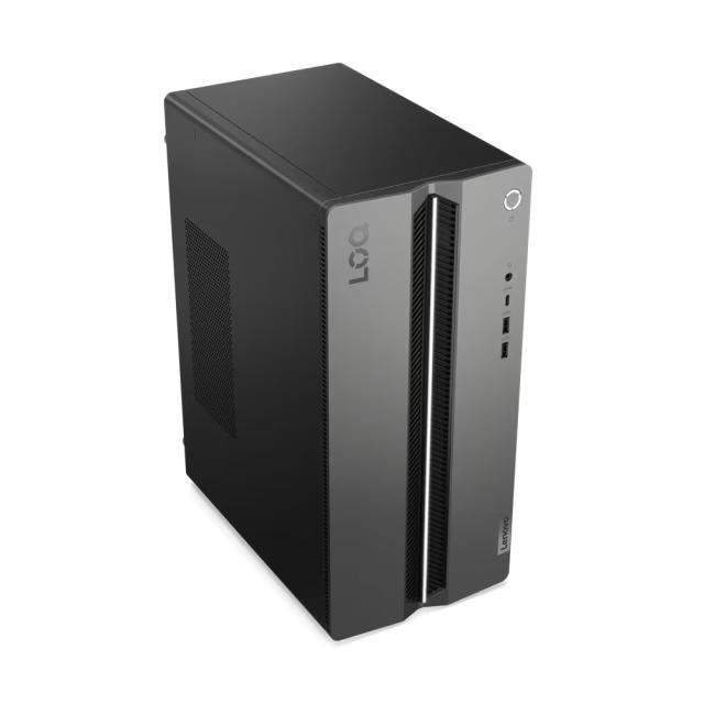 Настолен компютър Lenovo LOQ Tower 17IRR9, Intel Core i5-14400F 10C (2.5/4.7GHz, 20MB Cache), NVIDIA GF RTX 3050 6GB, 16GB DDR5, 512GB SSD NVMe, 1x USB 3.2 Gen 1 Type-C, 2x USB 3.2 Gen 1 Type-A, HDMI, VGA, Free DOS