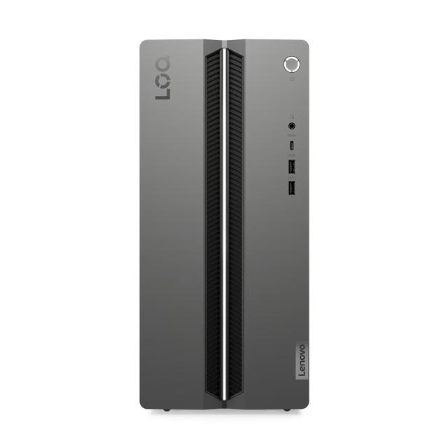 Настолен компютър Lenovo LOQ Tower 17IRR9, Intel Core i5-14400F 10C (2.5/4.7GHz, 20MB Cache), NVIDIA GF RTX 3050 6GB, 16GB DDR5, 512GB SSD NVMe, 1x USB 3.2 Gen 1 Type-C, 2x USB 3.2 Gen 1 Type-A, HDMI, VGA, Free DOS